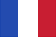 Franse vlag in het taalkeuzemenu